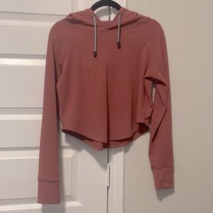 Celestial bodiez Dusty pink cropped hoodie size M